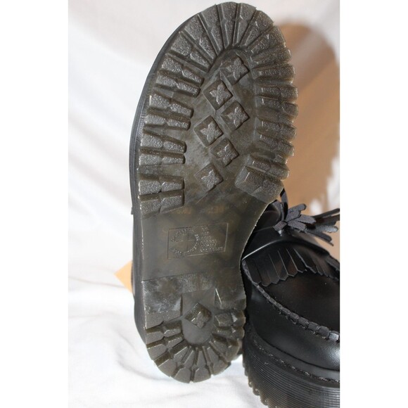 Dr. Martens Adrian Quad Vegan Leather Platform Loafers Black NEW - Picture 6 of 6
